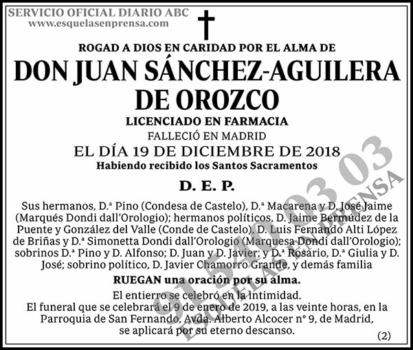 Juan Sánchez-Aguilera de Orozco
