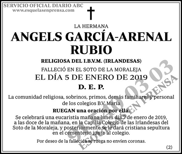Angels García-Arenal Rubio