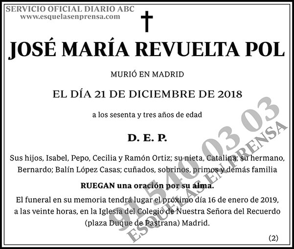 José María Revuelta Pol