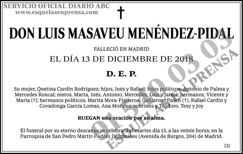 Luis Maseveu Menéndez-Pidal
