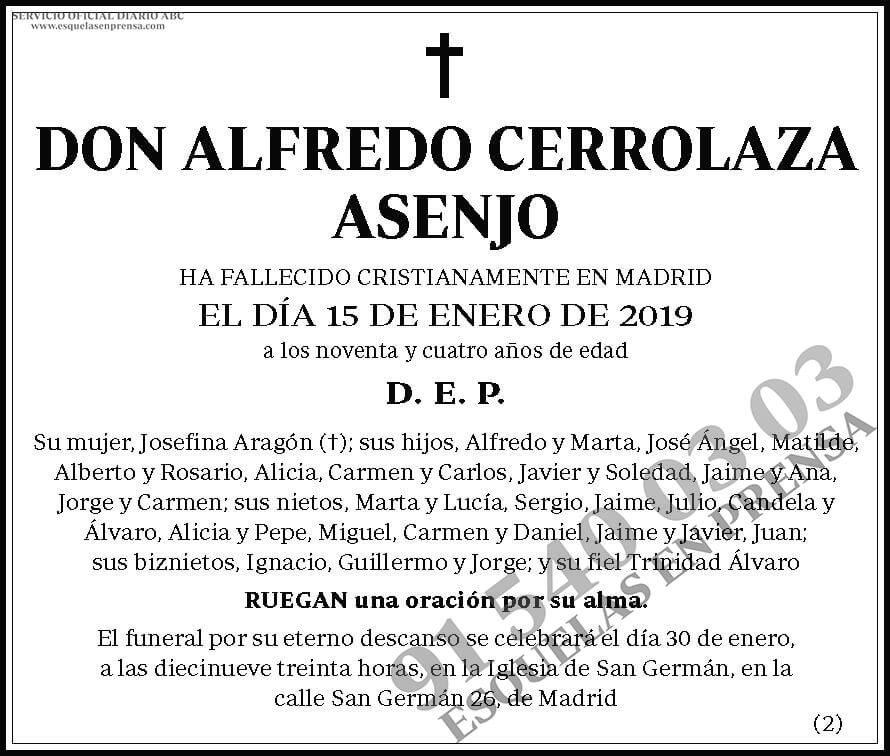 Alfredo Cerrolaza Asenjo
