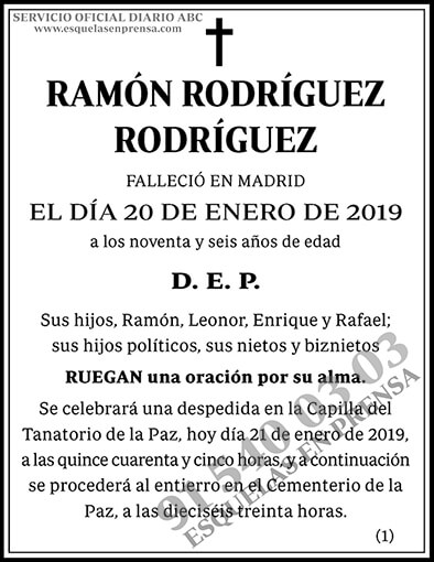 Ramón Rodríguez Rodríguez