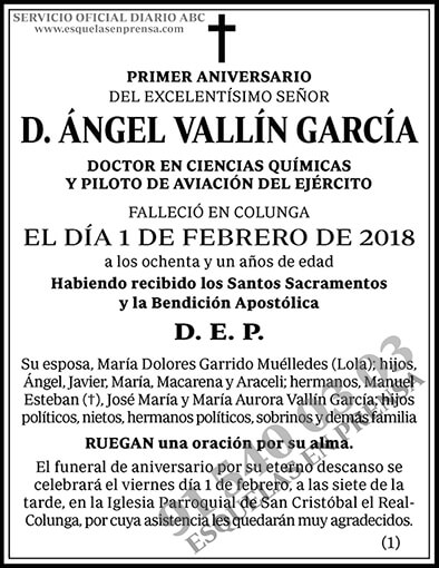 Ángel Vallín García
