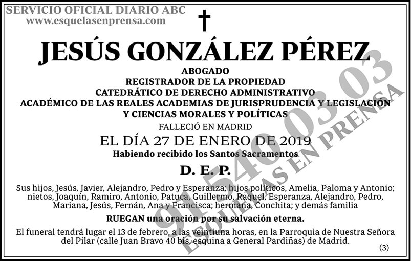 Jesús González Pérez