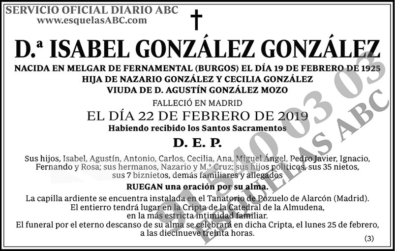 Isabel González González