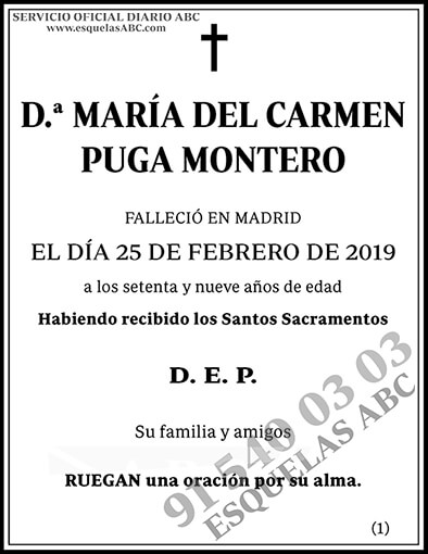 María del Carmen Puga Montero