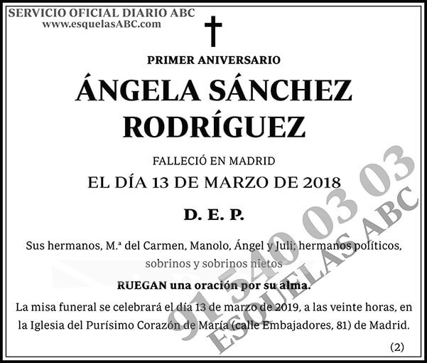 Ángela Sánchez Rodríguez
