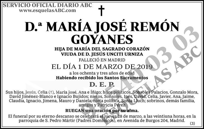 María José Remón Goyanes