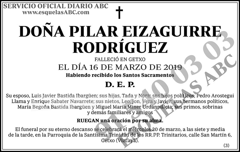 Pilar Eizaguirre Rodríguez