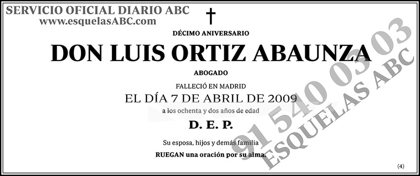 Luis Ortiz Abaunza