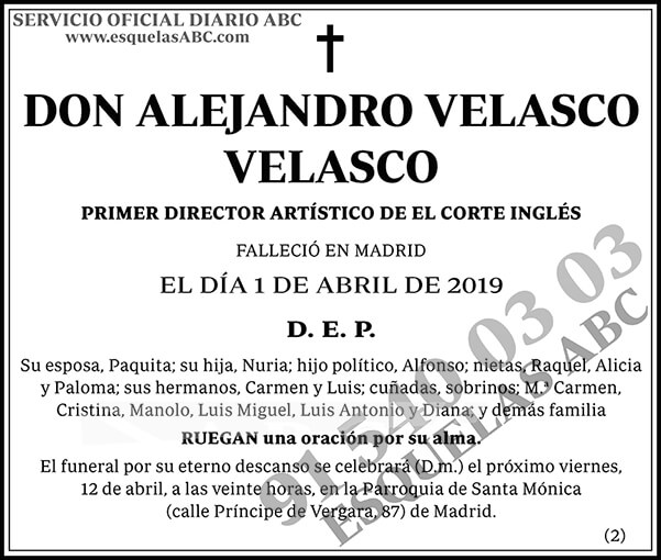 Alejandro Velasco Velasco