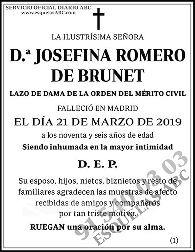 Josefina Romero de Brunet
