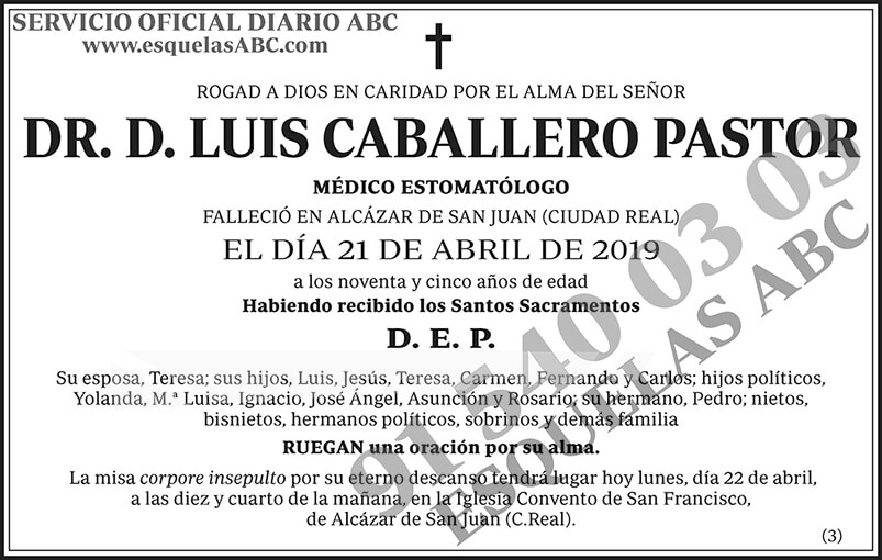 Luis Caballero Pastor