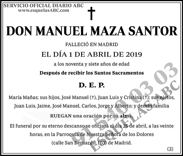 Manuel Maza Santor