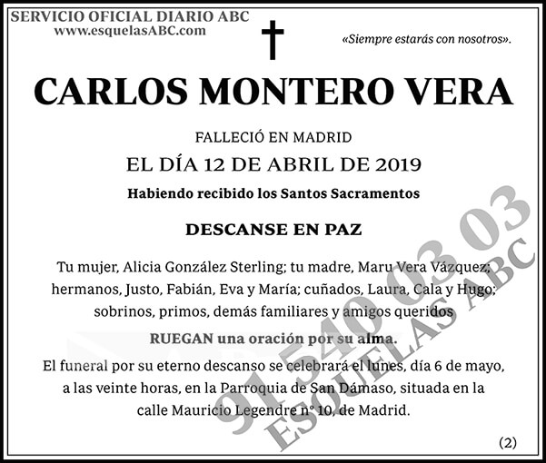 Carlos Montero Vera