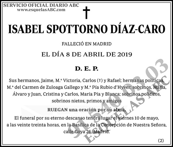 Isabel Spottorno Díaz-Caro
