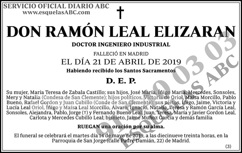 Ramón Leal Elizaran