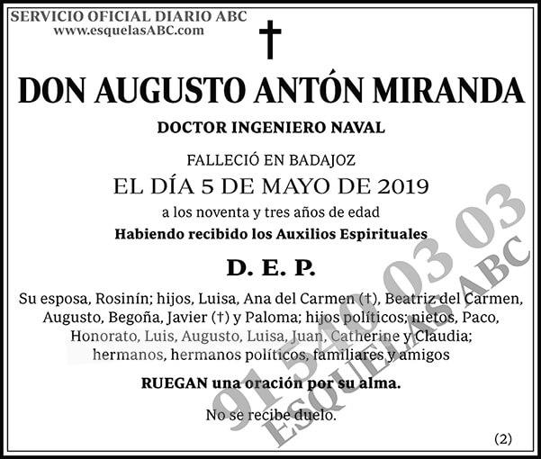 Augusto Antón Miranda