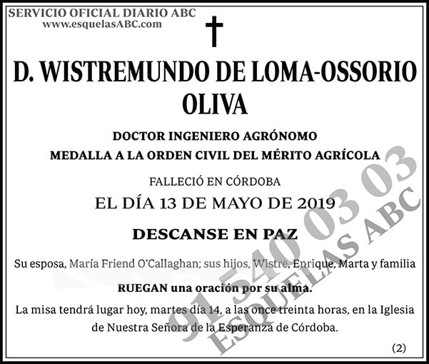 Wistremundo de Loma-Ossorio Oliva