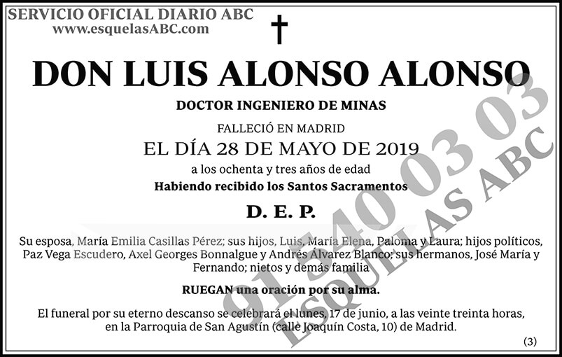 Luis Alonso Alonso