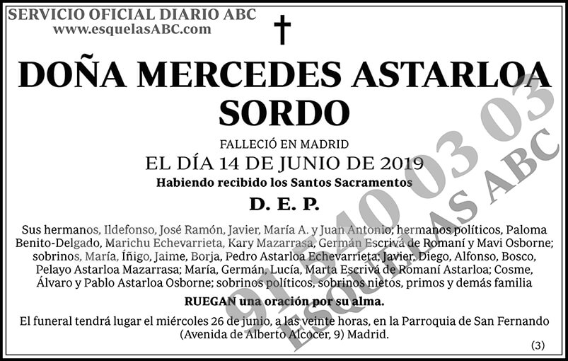Mercedes Astarloa Sordo