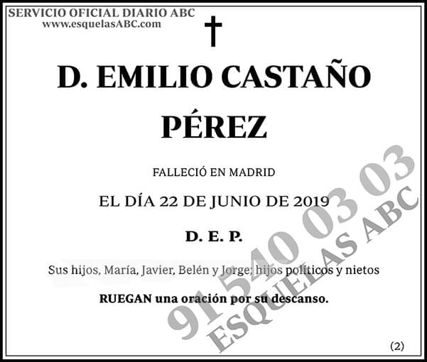 Emilio Castaño Pérez