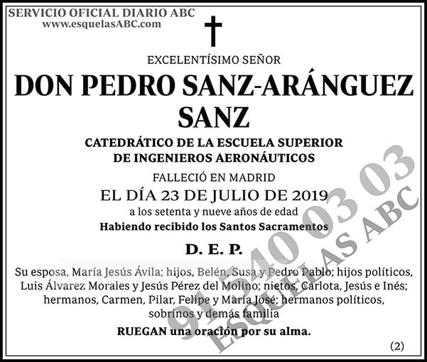Pedro Sanz-Aránguez Sanz