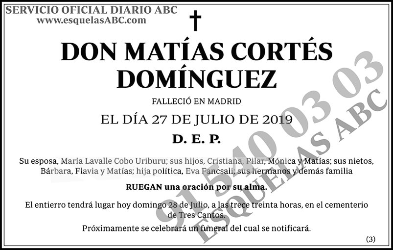 Matías Cortés Domínguez