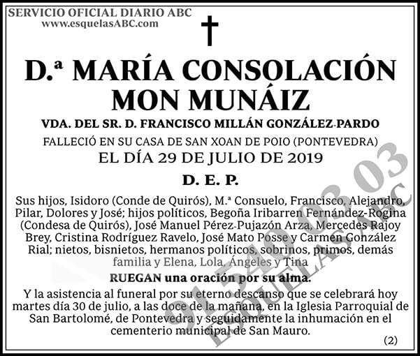 María Consolación Mon Munáiz