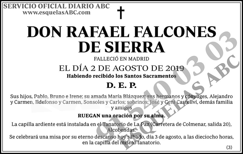 Rafael Falcones de Sierra