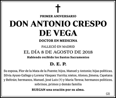Antonio Crespo de Vega