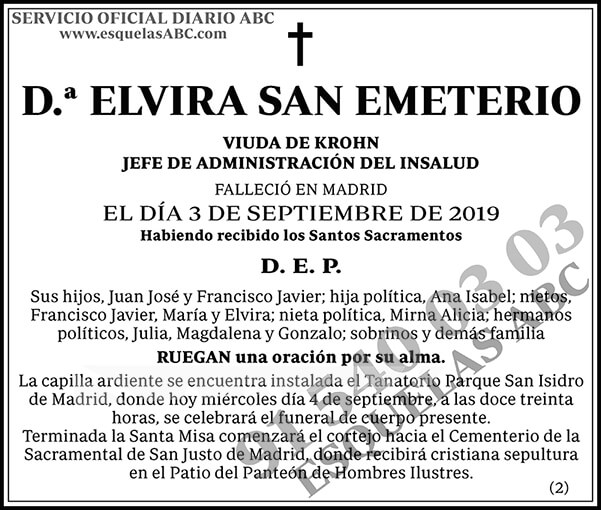 Elvira San Emeterio
