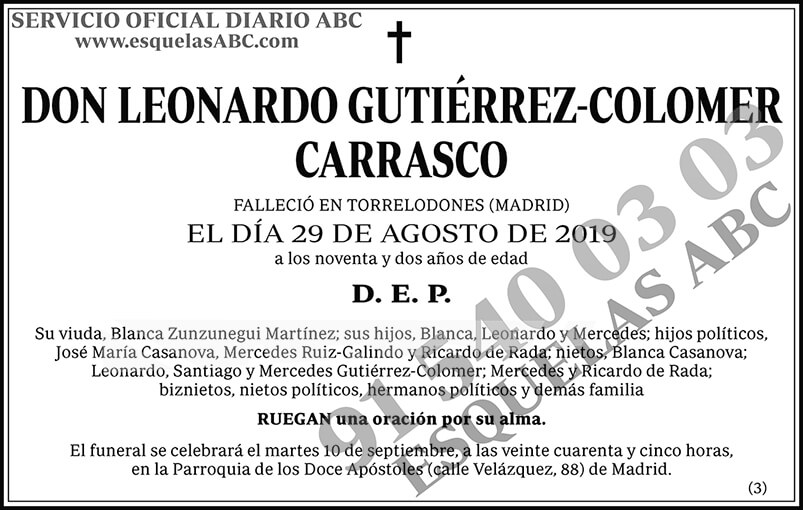 Leonardo Gutiérrez-Colomer Carrasco