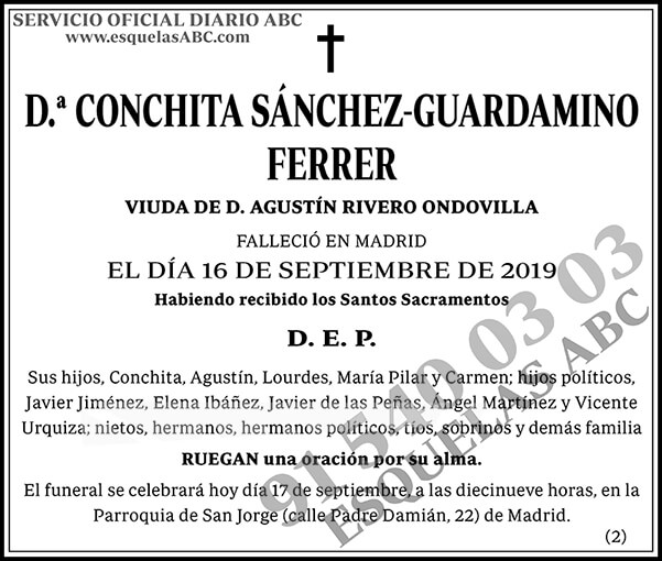 Conchita Sánchez-Guardamino Ferrer