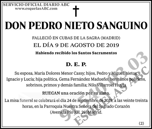 Pedro Nieto Sanguino