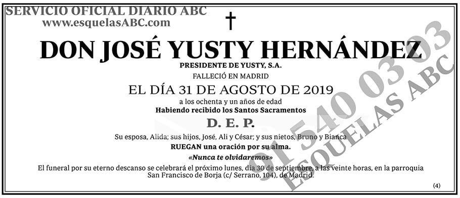 José Yusty Hernández