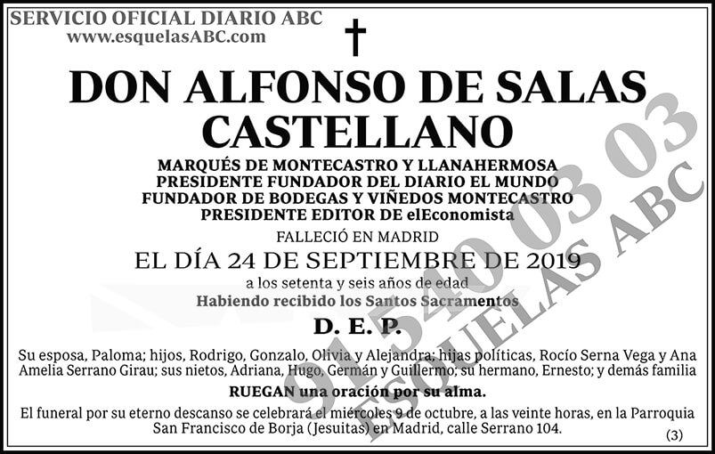 Alberto de Salas Castellano