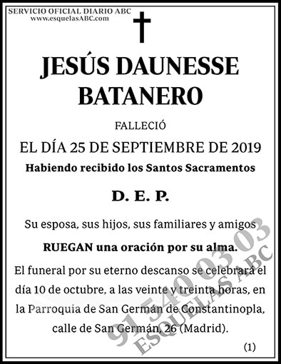 Jesús Daunesse Batanero