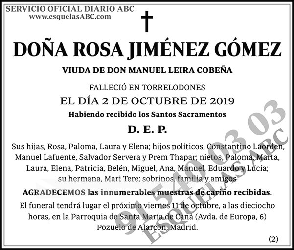 Rosa Jiménez Gómez