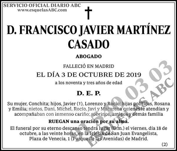 Francisco Javier Martínez Casado