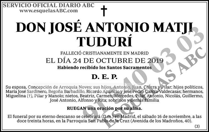 José Antonio Matji Tudurí