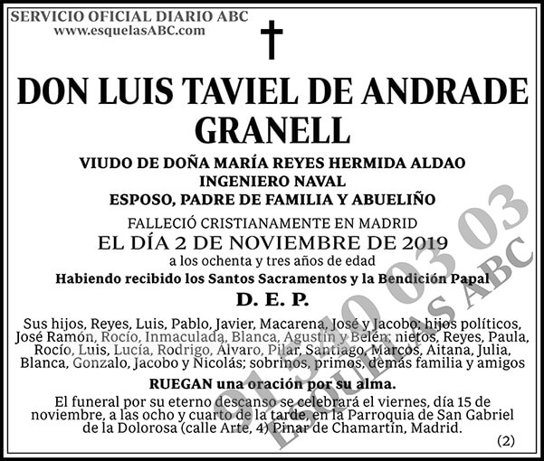 Luis Taviel de Andrade Granell