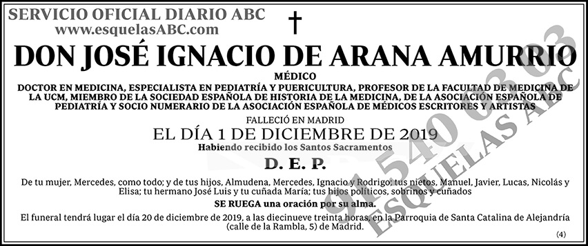 José Ignacio de Arana Amurrio