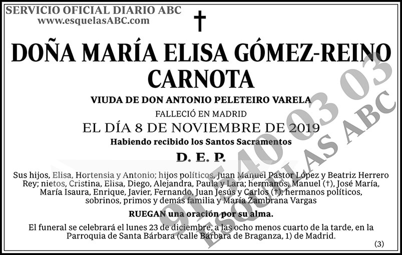 María Elisa Gómez-Reino Carnota