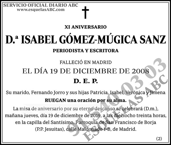 Isabel Gómez-Múgica Sanz