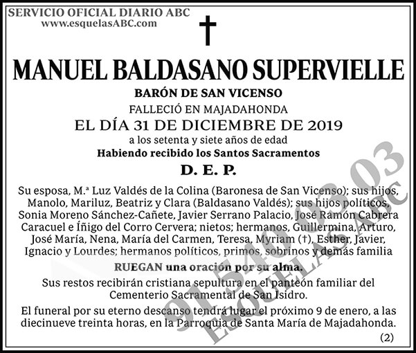 Manuel Baldasano Supervielle