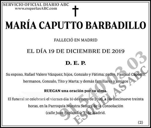 María Caputto Barbadillo