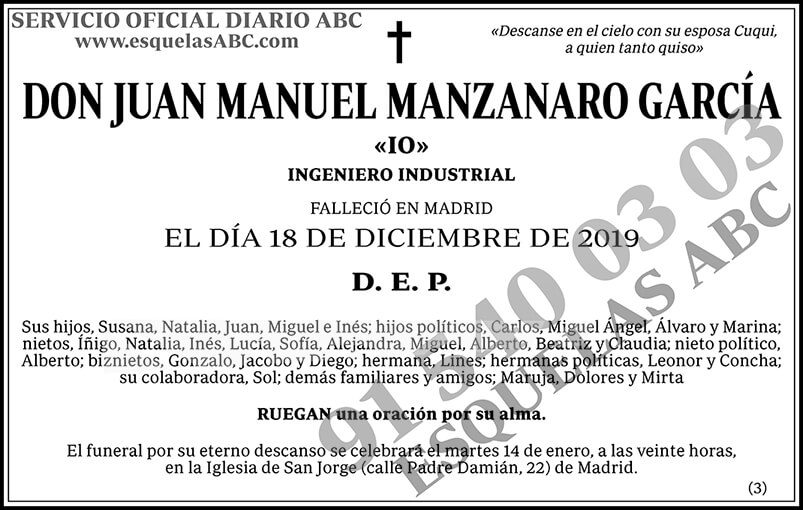 Juan Manuel Manzanaro García