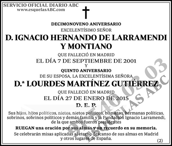 Ignacio Hernando de Larramendi y Montiano