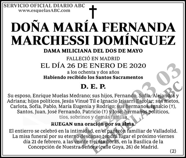 María Fernanda Marchessi Domínguez